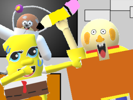 ANIME SPONGEBOB GETS STABBED BY A PENCIL