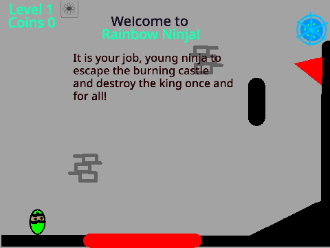 Rainbow Ninja (A platformer)