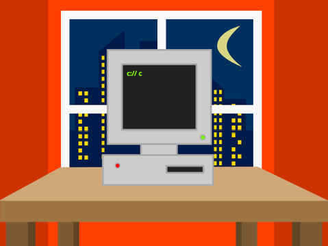 Computer in the city