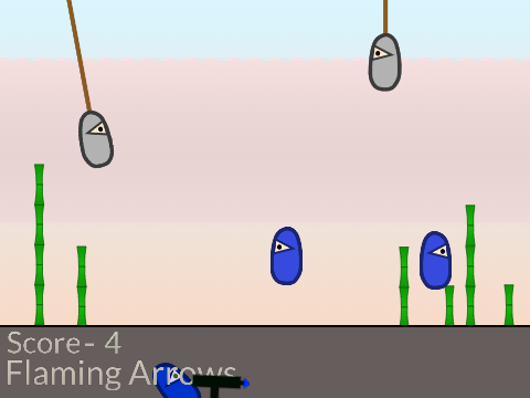 Colorful Bouncy Ninja 2 Different weapons (Op sword and Mjolnir)