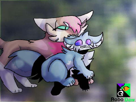 WolfPaw got yeeted off a cliff || Art