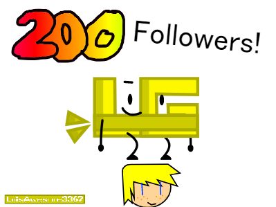 {AY} celebrating luis having 200 followers