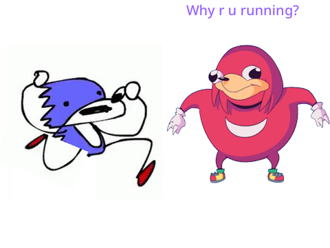Sanic De Hedgehogger Eend Ugan Nucles 