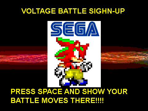 Voltage Battle Sign Up
