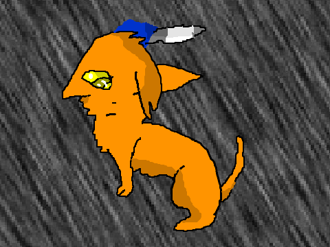 Flamepaw is in the Rain Animation