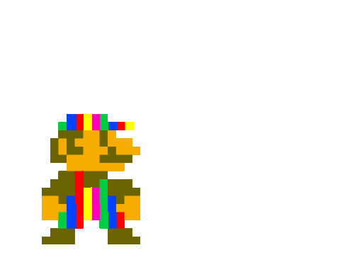 welcoming my new character: Rainbow mario