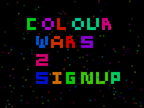 Colour Wars 2 Signup