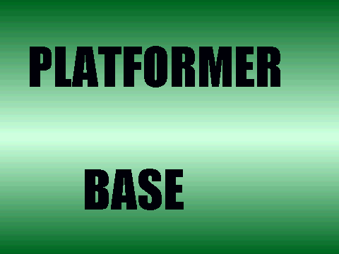Platformer Base
