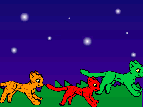 Wolves Running