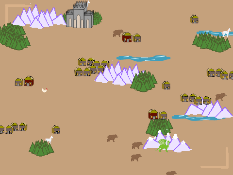 Random Map Generator With Animals