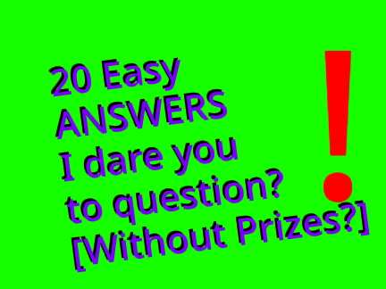 {ANSWERS REMIX} Questions I dare you to answer