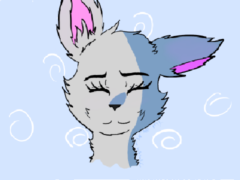 First drawing with drawing pad