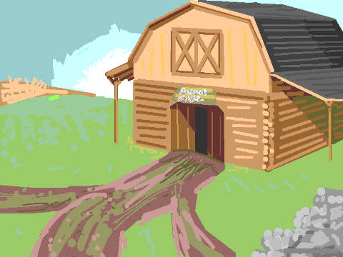 Random barn for school
