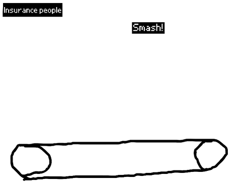 Smash laptops!