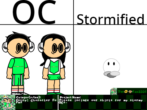 Please include our shirts for my stormy OCs.