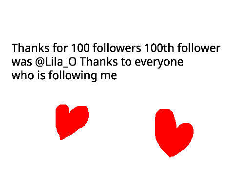 100 Followers!!
