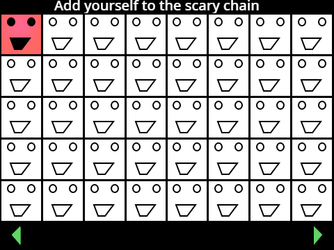 add yourself to the scary chain ORIGINAL