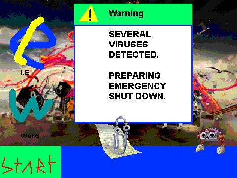 The Adventures of Clippit and Robo Episode 2 Season 2 - Meeting up with a virus
