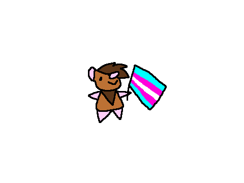 fluffy bob says trans rights