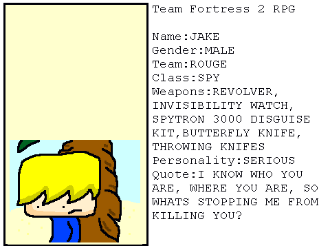 TF2 RPG Character Sheet