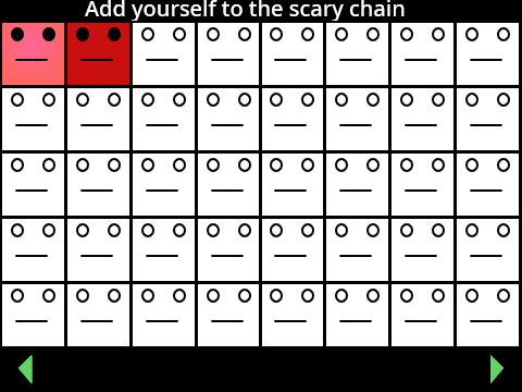 Add yourself to the scary chain