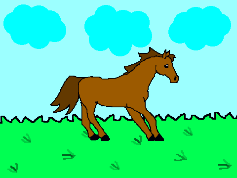 OPEN {Animated} Horse colouring competition! Assunta02's entry