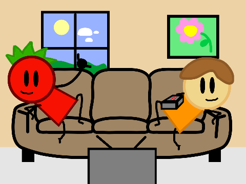 Add Yourself Watching TV remix
