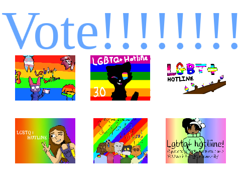 LGBTQ+ Hotline Thumbnail Contest