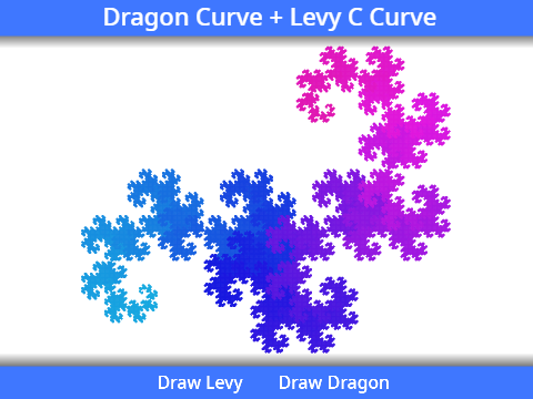 Dragon Curve + Levy C