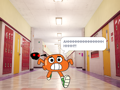 The Amazing World of Gumball !!! Monster run!!!