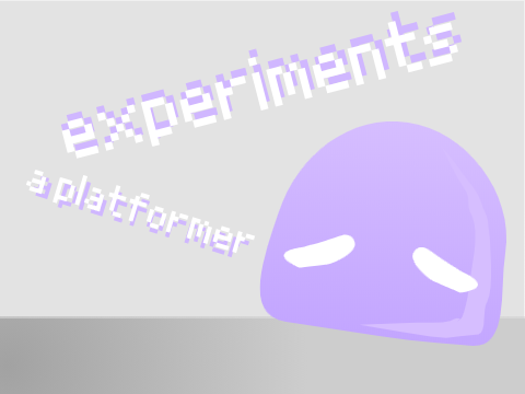 : experiments : a platformer :