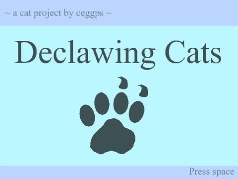 Declawing Cats