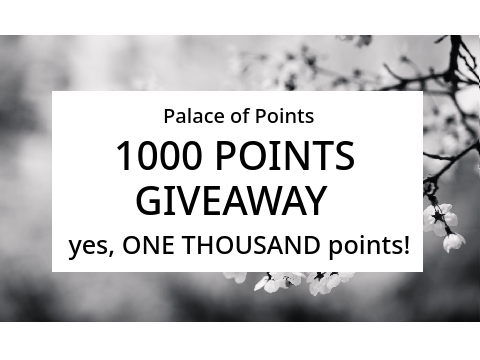 1000 POINTS PoP GIVEAWAY!
