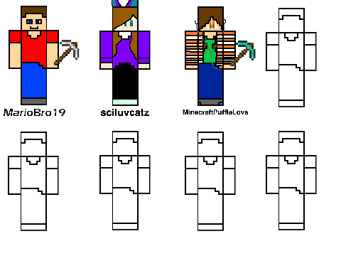 Add Your Minecraft Character And Remix!