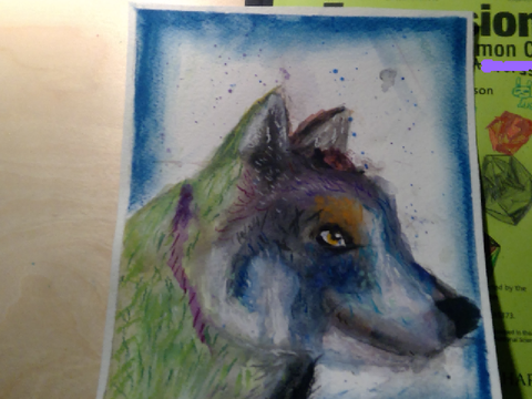 I just drew this at art class!>x<