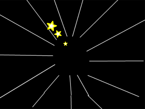 Warp tunnel front view remix
