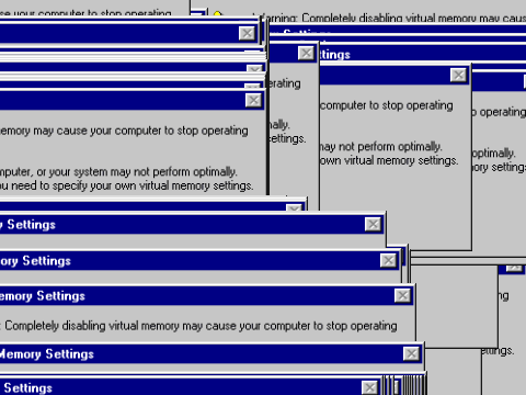 Windows 98 Error Game