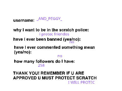 Scratch Police Form remix
