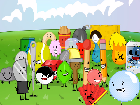 Add your Object Character on the BFDIA Background!