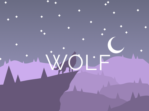 Wolf | Landscape Art