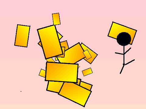 dancing stick figure