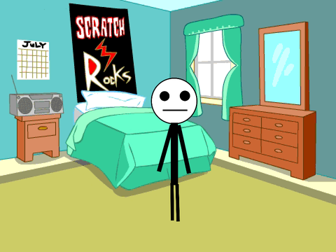 Unfinished Animation (Morning Routine Of A Stickman)