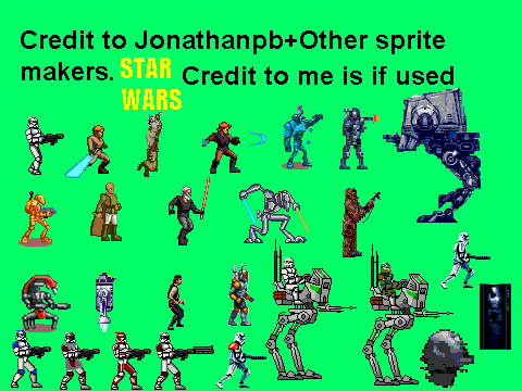 Star Wars sprite collection