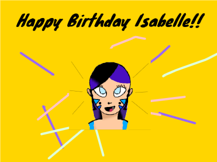Isabelle's Birthday Animation!!