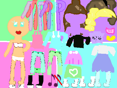 Pastel dress up