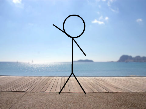 dancing stickman