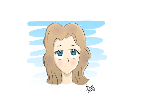 Trying to draw Anime..IN VECTOR
