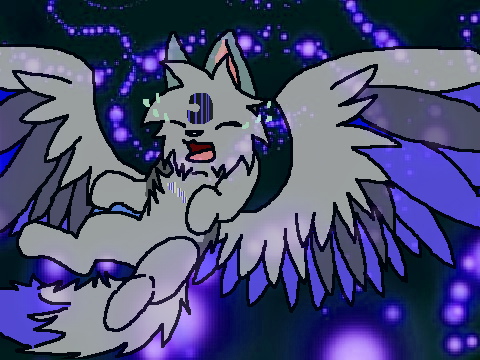 Winged Cat Coloring Contest kitkatkittycat's Entry! XD remix