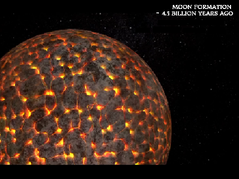 Earth's Moon Devolpment
