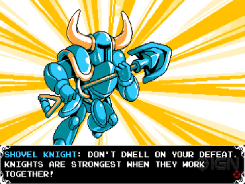 basic shovel knight drop fight